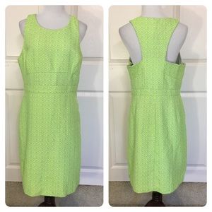 J. Crew Factory Racerback tweed dress